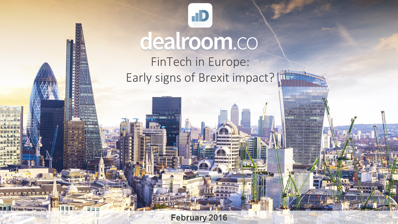 FinTech in Europe: any signs of Brexit impact?