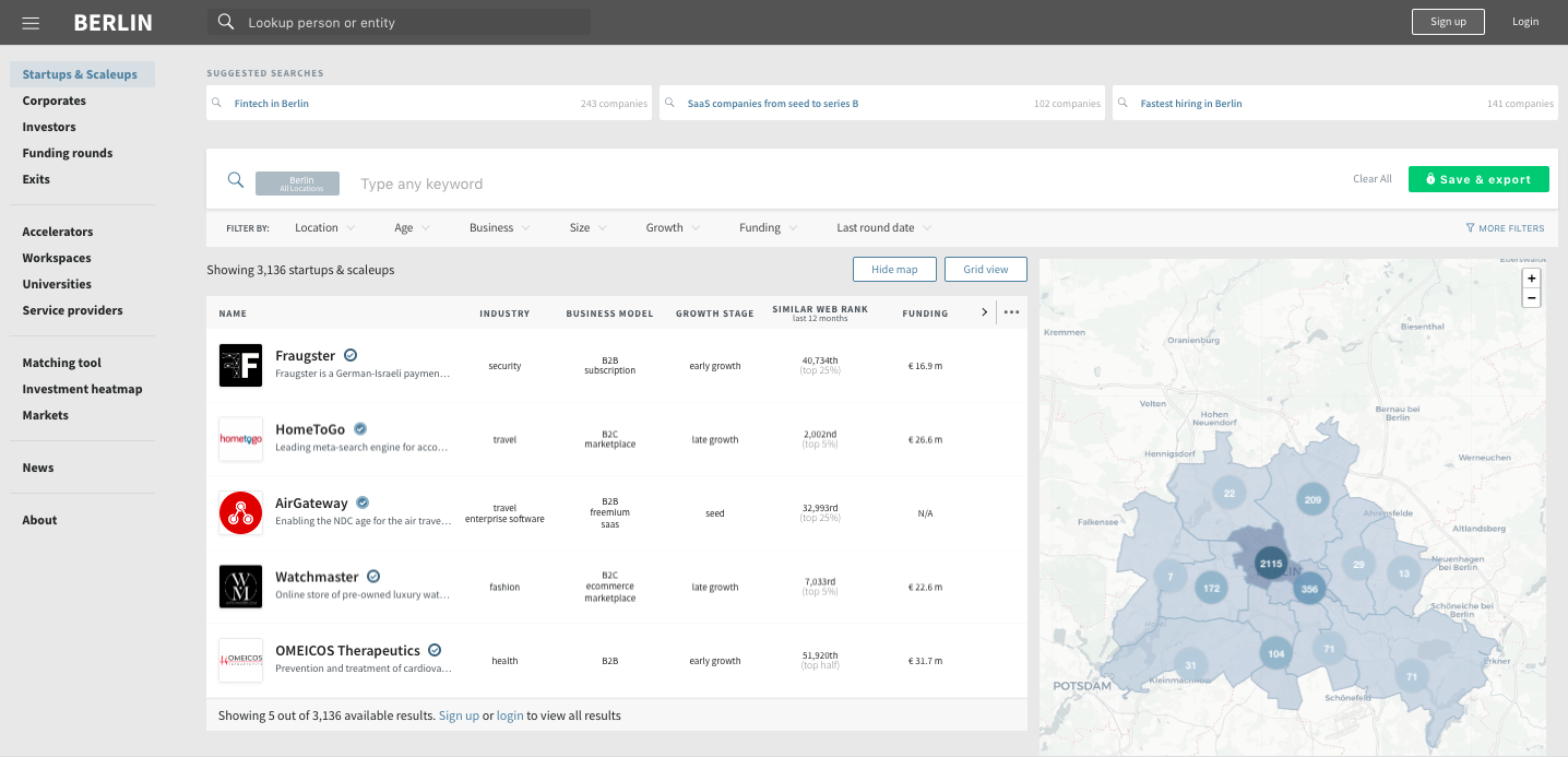 Dealroom launches in Berlin, with support from HV Ventures, Lakestar, Point Nine, Target Global, Hering Schuppener
