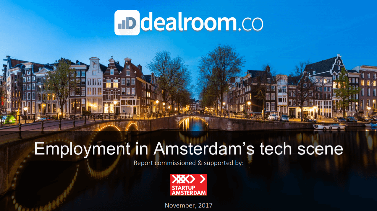 Amsterdam tech: over 60K jobs, with 10K net jobs added in last two years alone, new Dealroom report shows