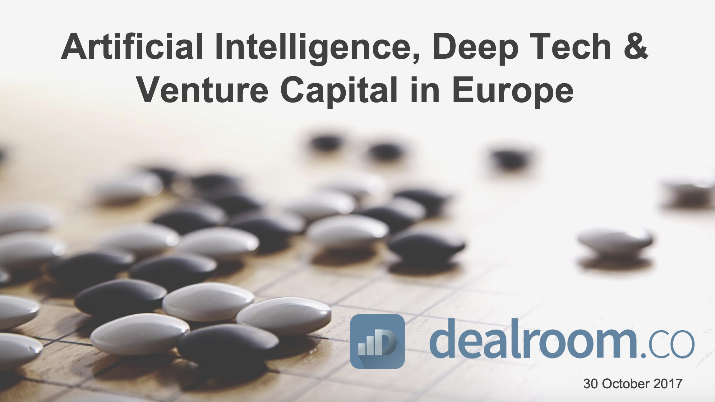 Artificial Intelligence, Deep Tech & Venture Capital in Europe