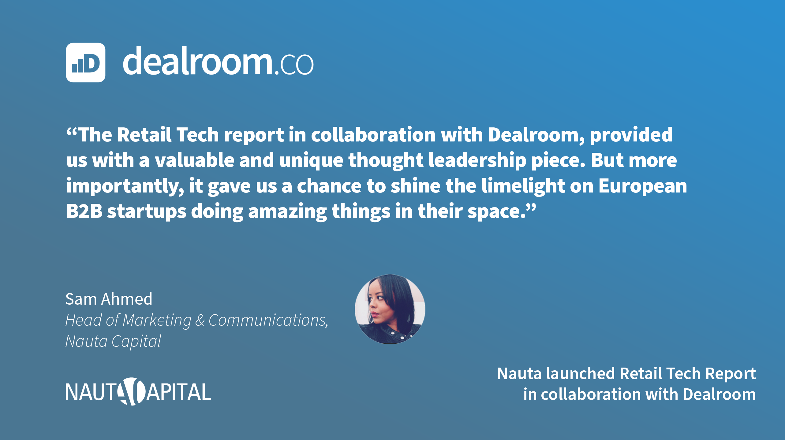 Case study: the Nauta Capital partnership with Dealroom on Retail Tech Report