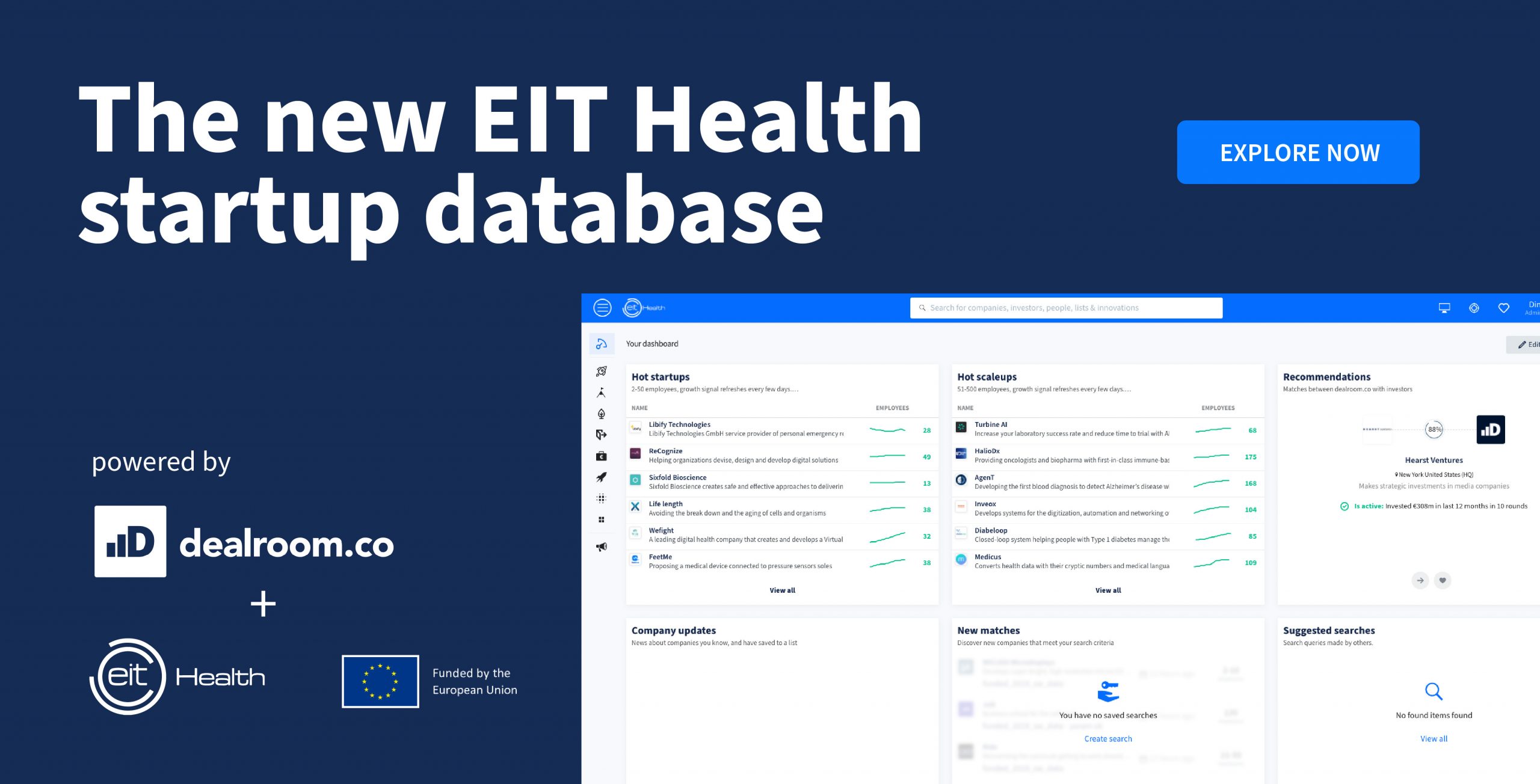 Introducing the EIT Health startup database – a European healthtech community