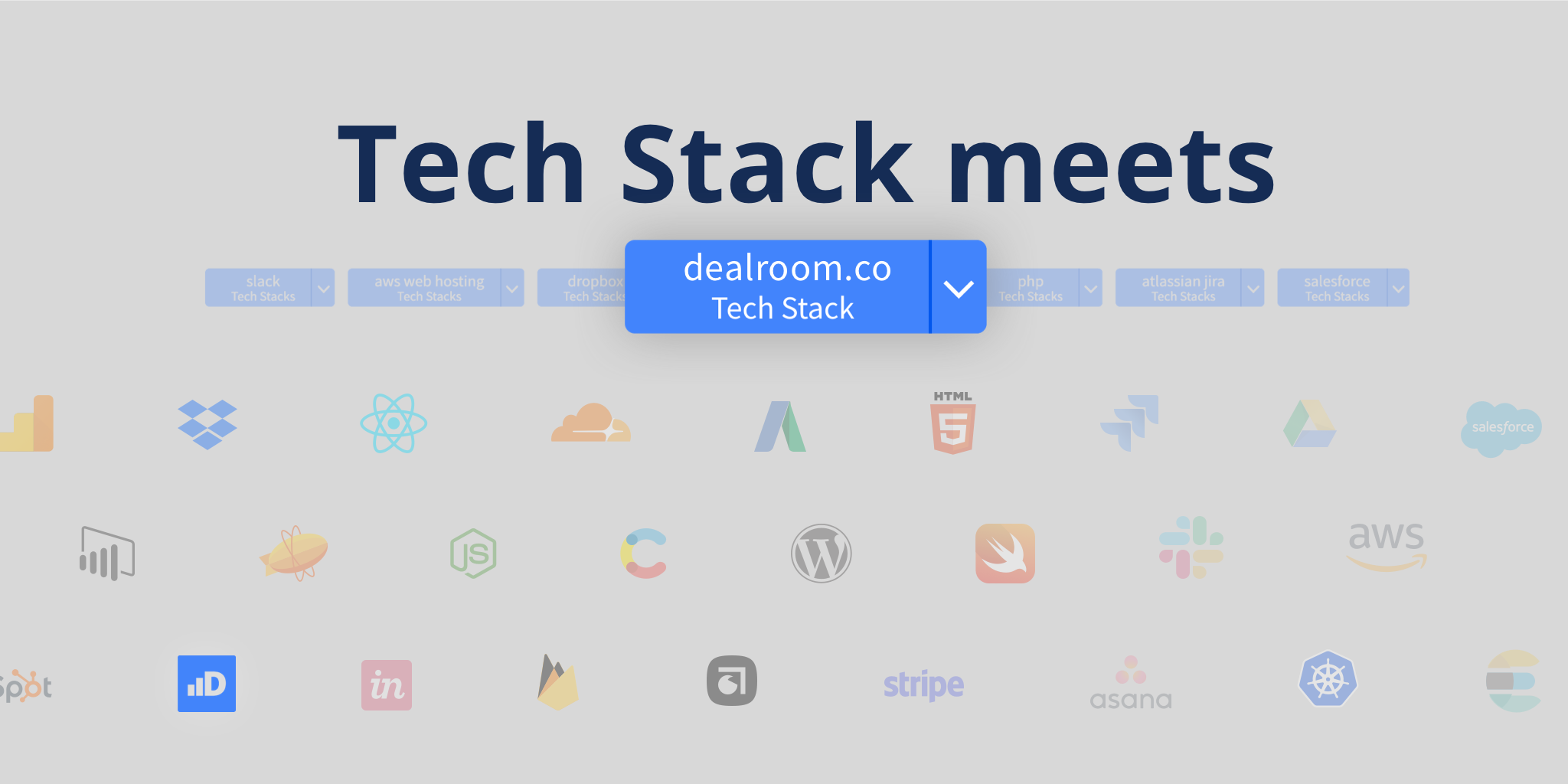 New on Dealroom: 1.2M+ startups, tech stack data, takeover search page and round standardization