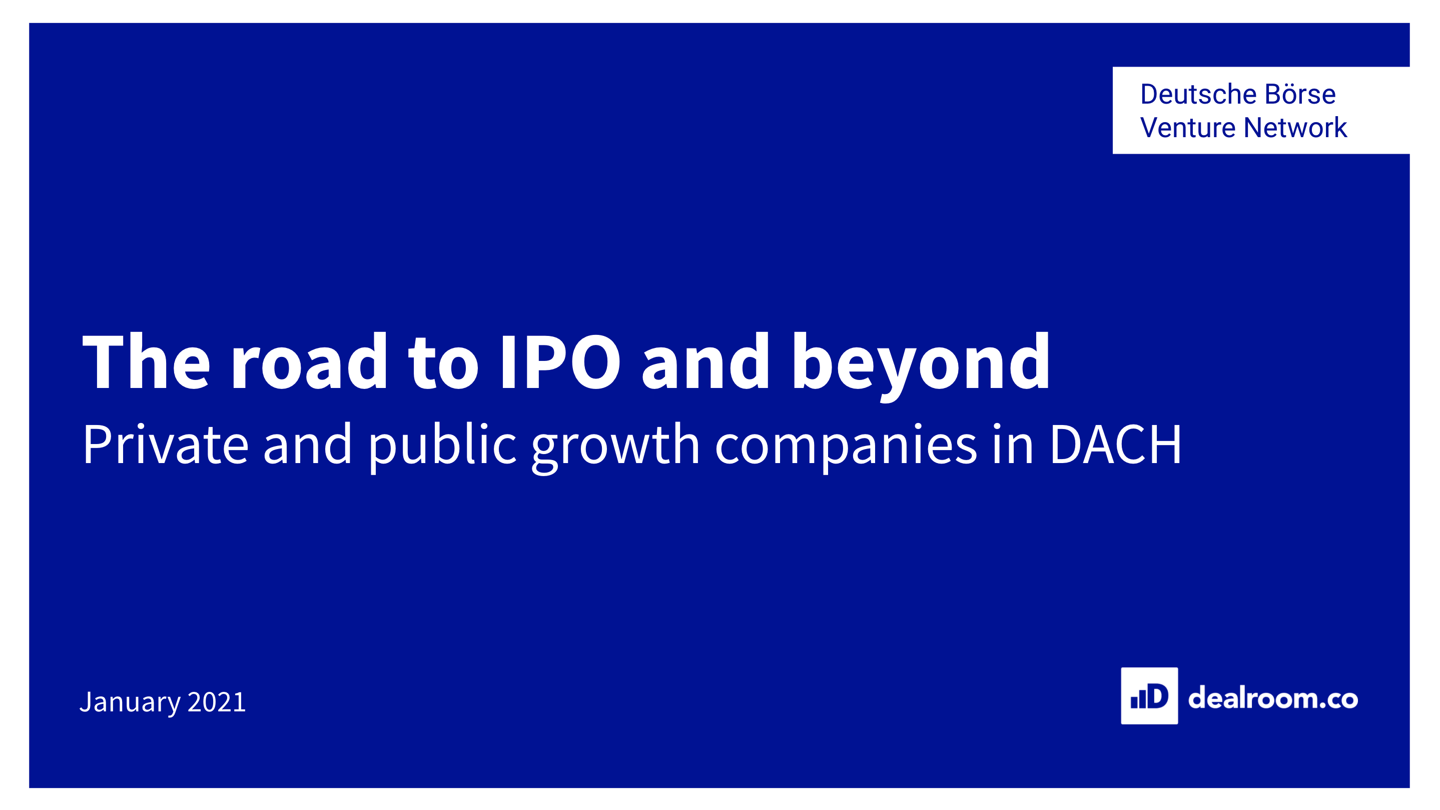 The road to IPO: public and private companies and capital in DACH