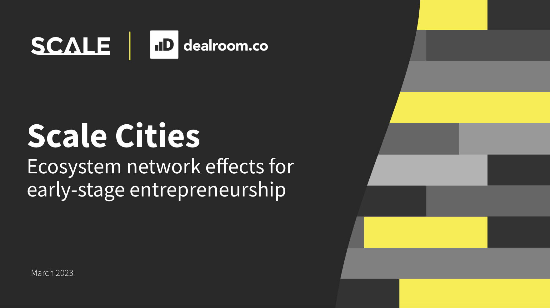 Scale Cities – ecosystem network effects for early-stage entrepreneurship